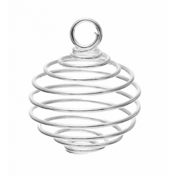 Spiral Cage 2.5cm Silver Plated Spiral Cage 2.5cm Silver Plated